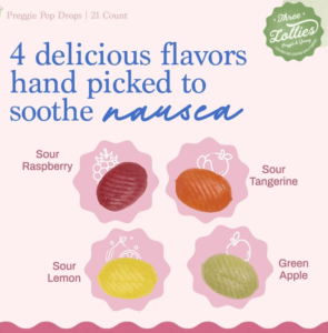Preggie Pop Drops – Natural Sour Fruit Lozenges