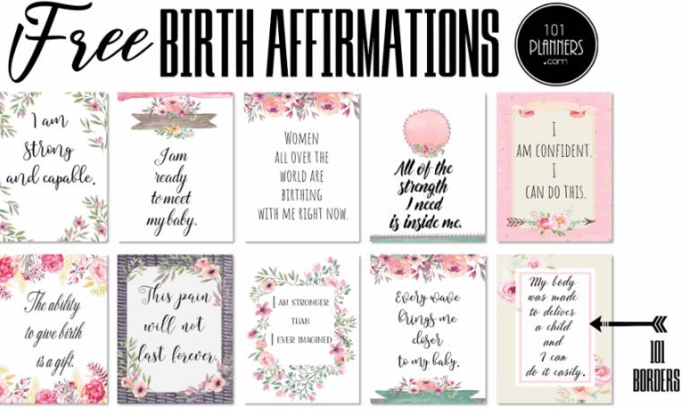Affirmation Cards – The Positive Birth Company